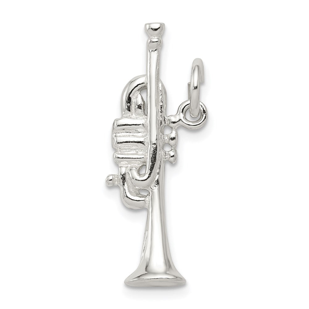 Sterling Silver Trumpet Charm