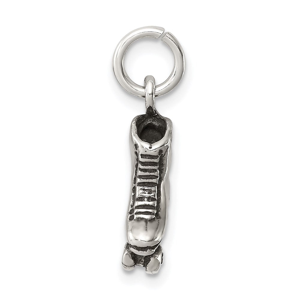 Sterling Silver Antiqued Roller-skate Charm