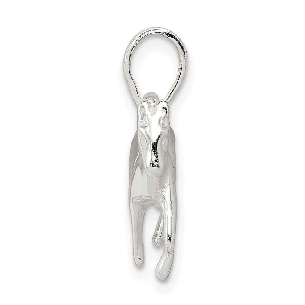 Sterling Silver Polished Horse Pendant