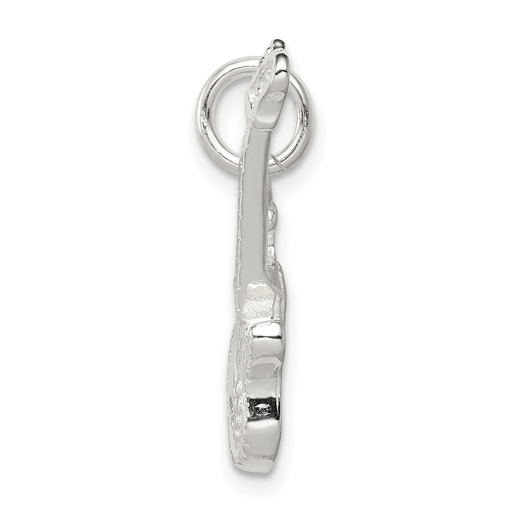 Sterling Silver Electric Guitar Charm