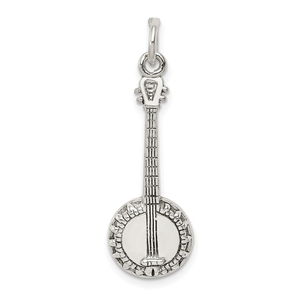 Sterling Silver Banjo Charm