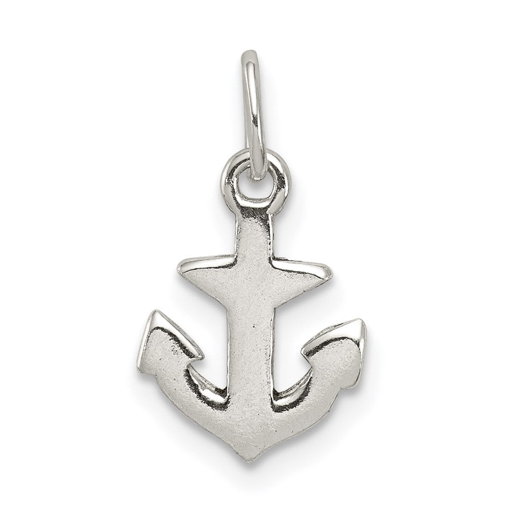 Sterling Silver Polished Anchor Charm