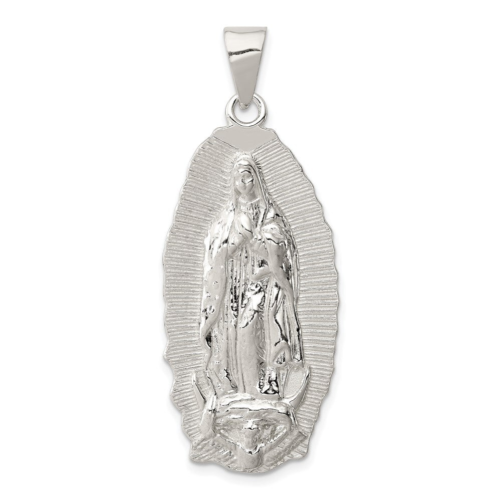 Sterling Silver Polished Religious Pendant