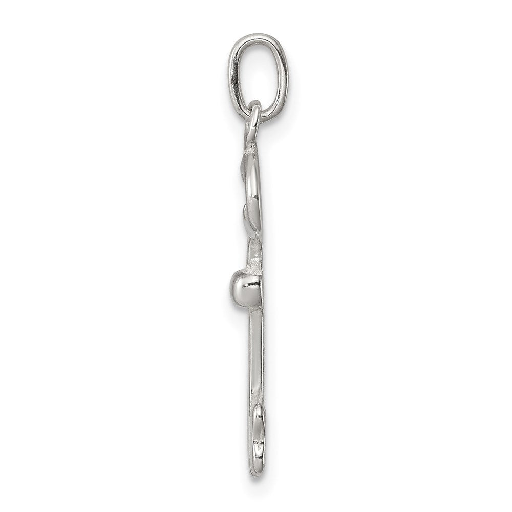 Sterling Silver Polished Key Charm