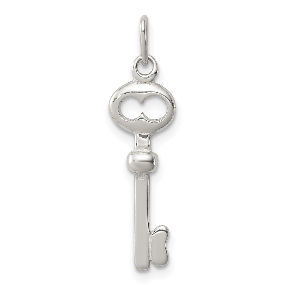 Sterling Silver Polished Key Charm