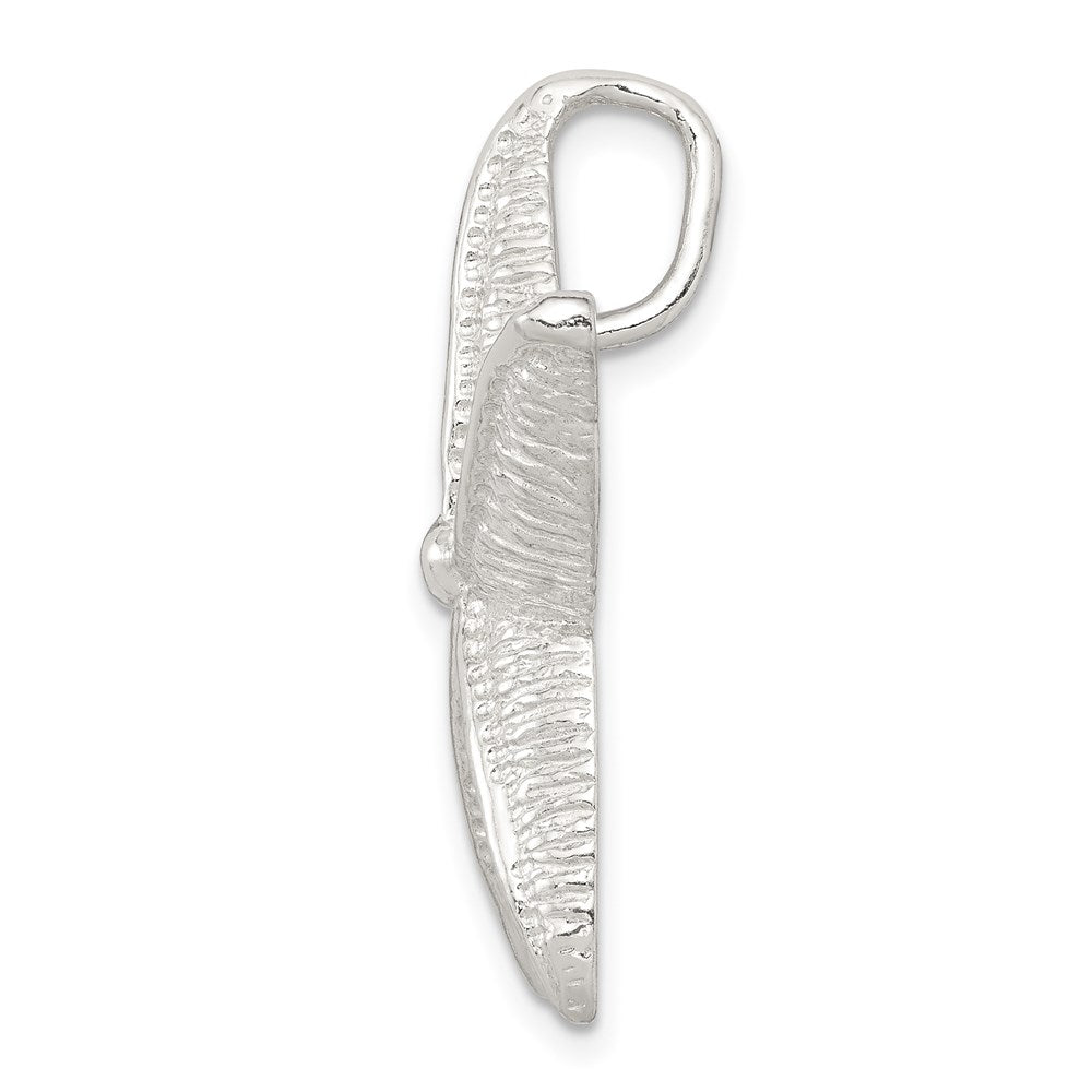 Sterling Silver Polished Textured Starfish Fits up to Cubetto Slide