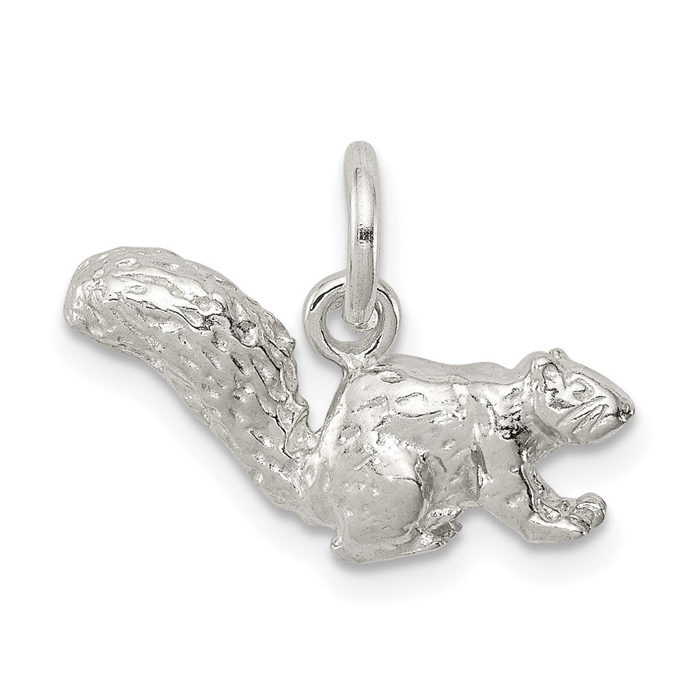 Sterling Silver Squirrel Charm