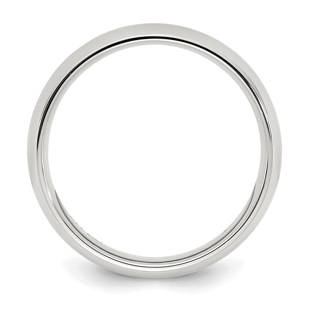 Sterling Silver Rhodium-plated Comfort Fit Size 12.5 Band
