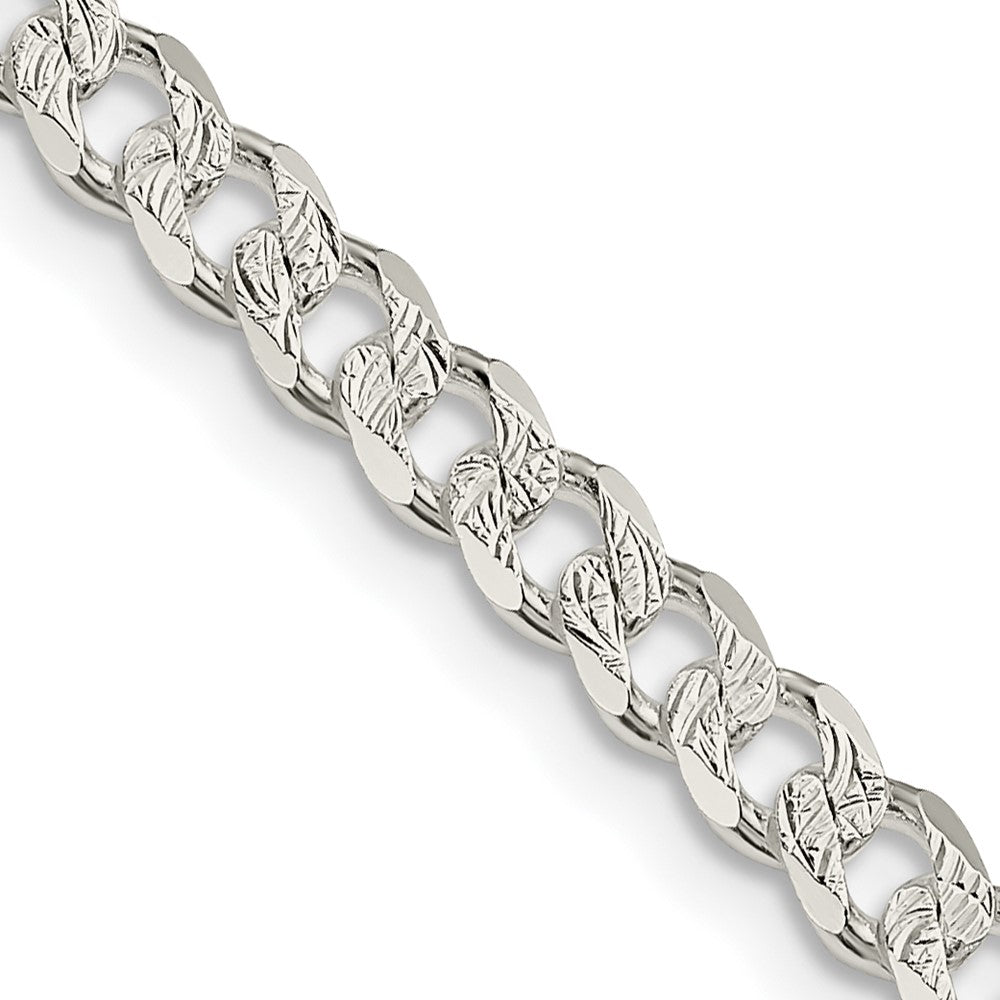 Sterling Silver PavÇ Curb Chain