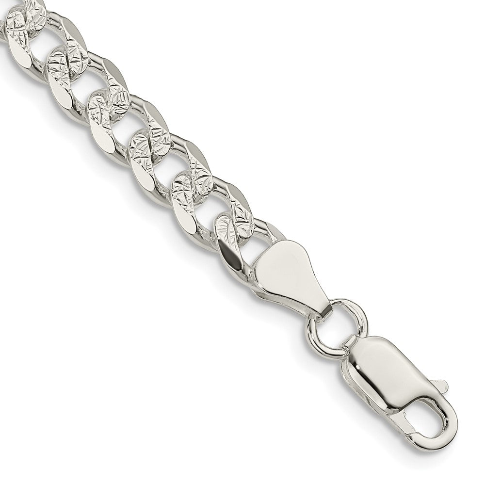 Sterling Silver PavÂ Curb Chain