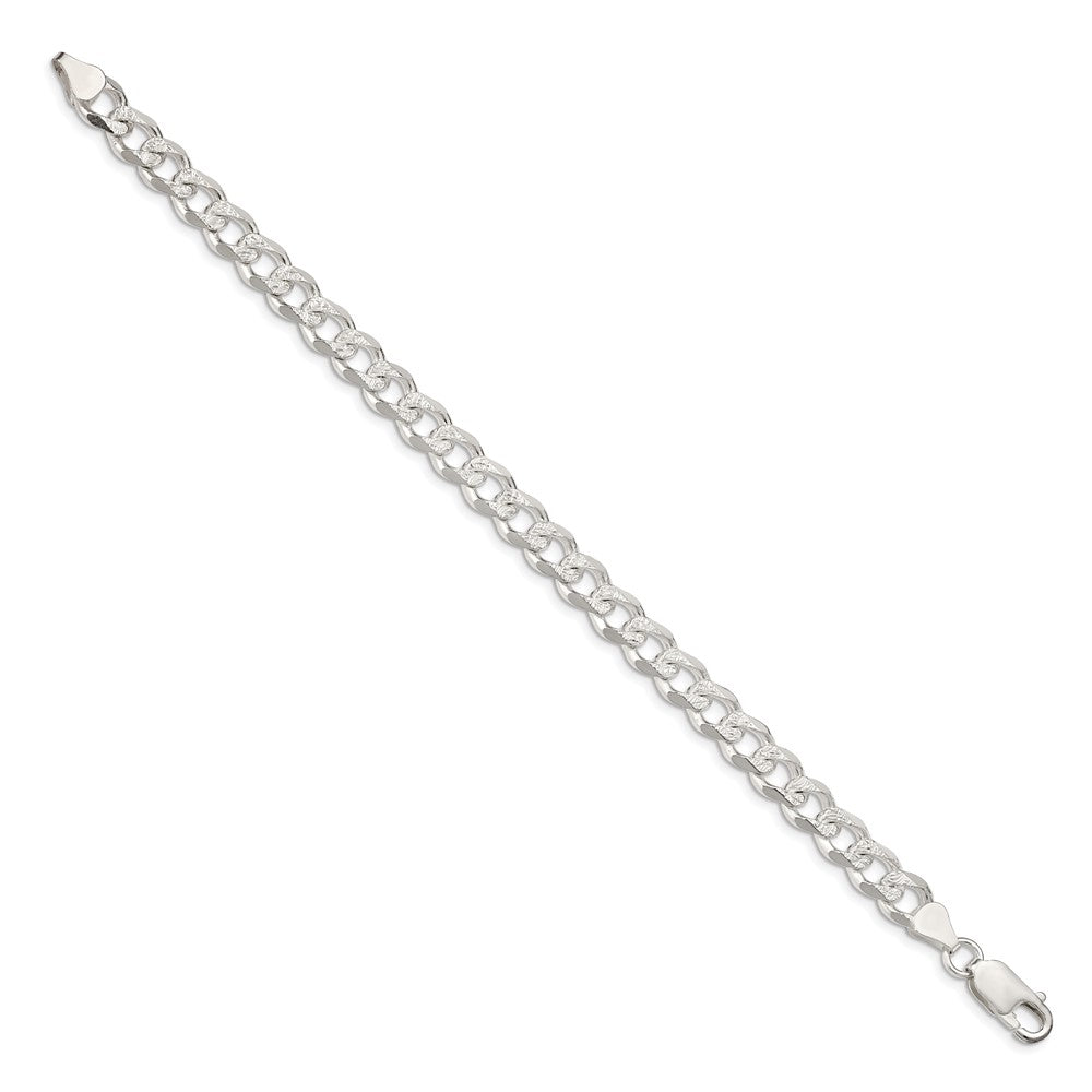 Sterling Silver PavÂ Curb Chain