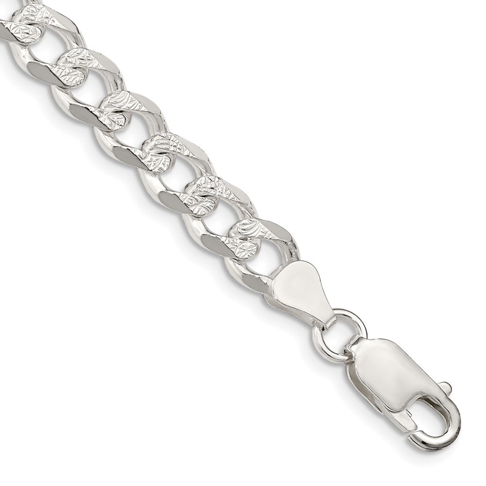 Sterling Silver PavÂ Curb Chain