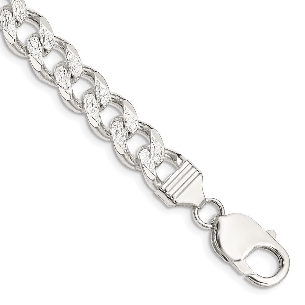 Sterling Silver PavÂ Curb Chain