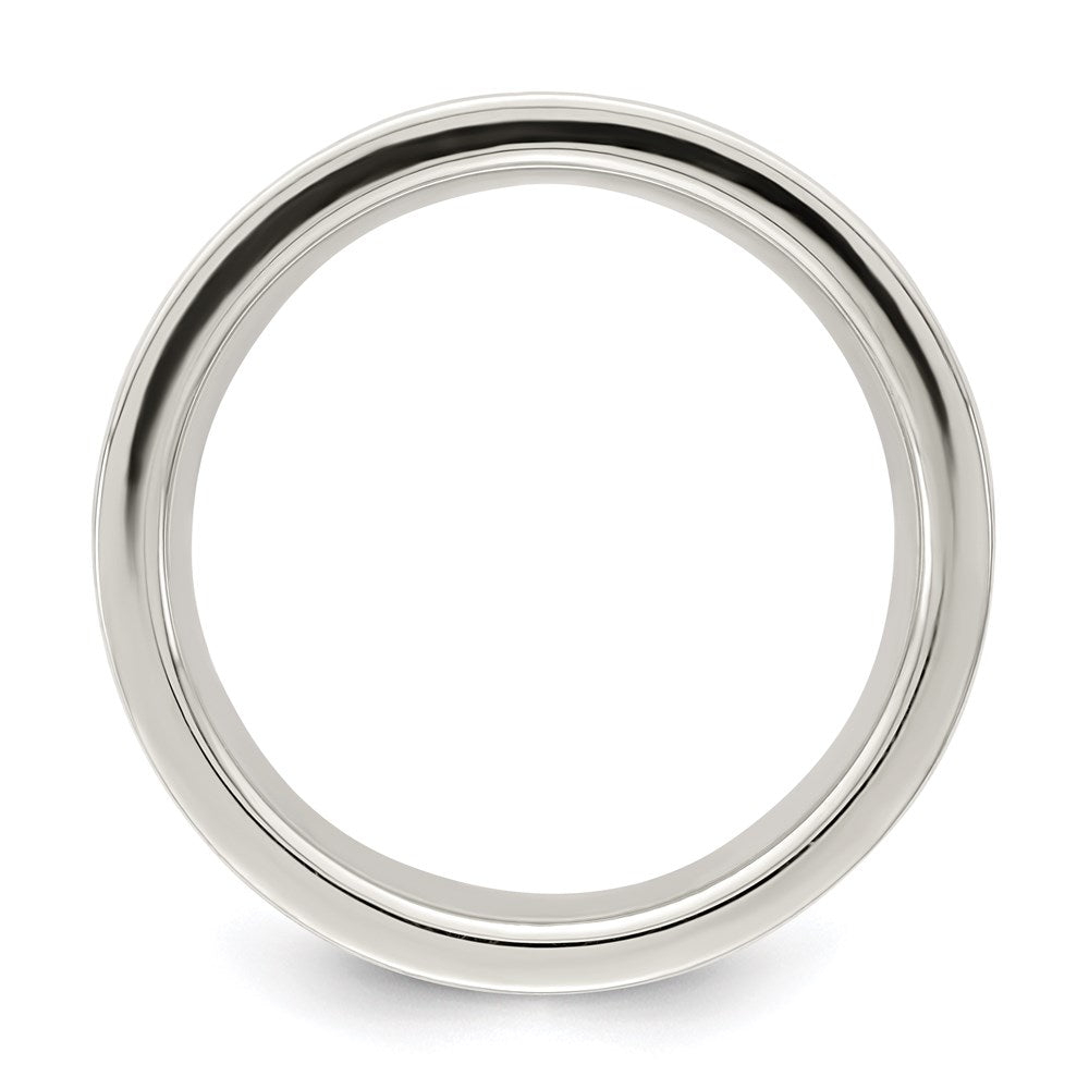 Sterling Silver Comfort Fit Flat Size 11 Band