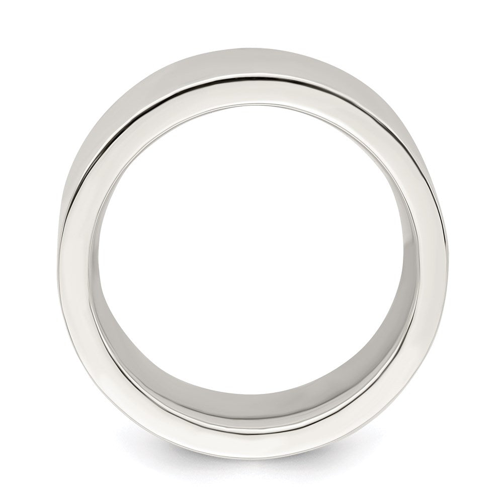 Sterling Silver Comfort Fit Flat Size 7 Band