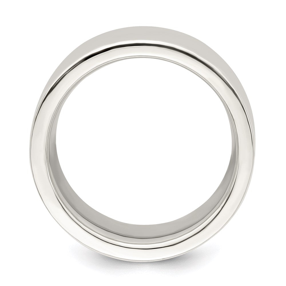 Sterling Silver Comfort Fit Flat Size 5.5 Band