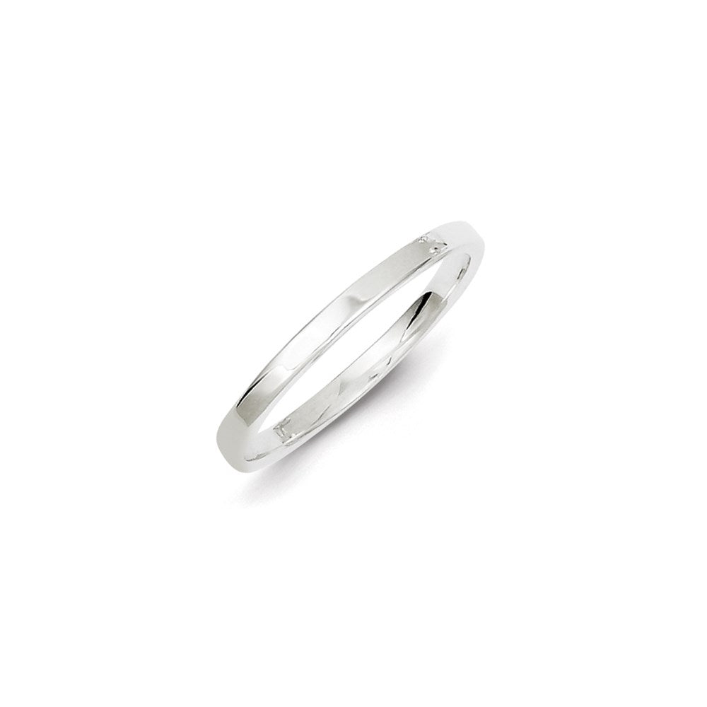 Sterling Silver Lightweight Flat Size 6 Band