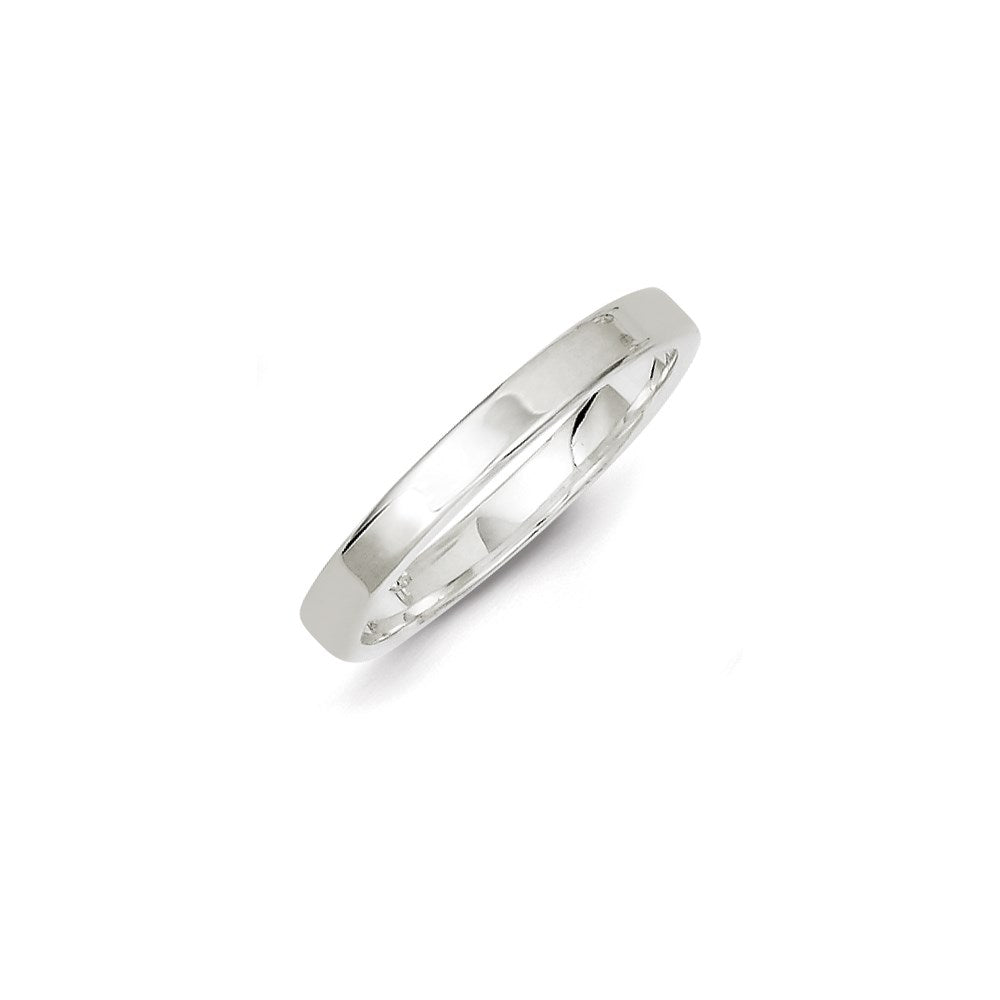 Sterling Silver Lightweight Flat Size 8.5 Band