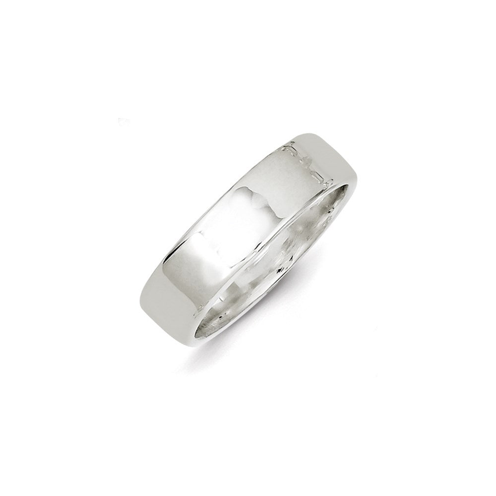 Sterling Silver Lightweight Flat Size 6 Band