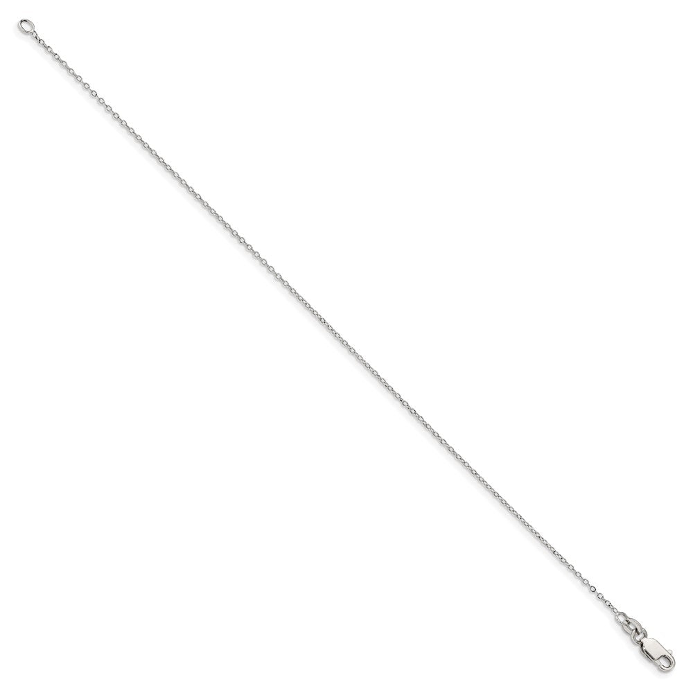 Sterling Silver Cable Chain Anklet