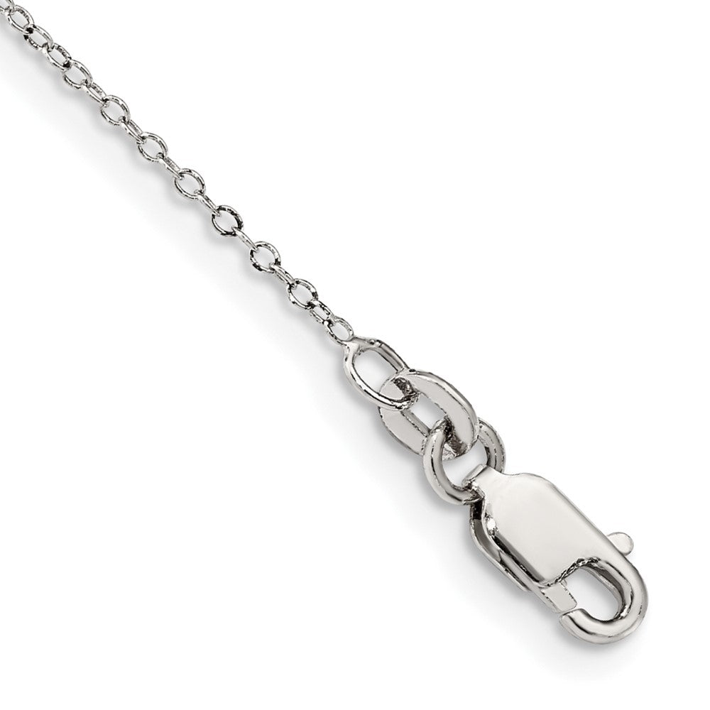 Sterling Silver Cable Chain Anklet