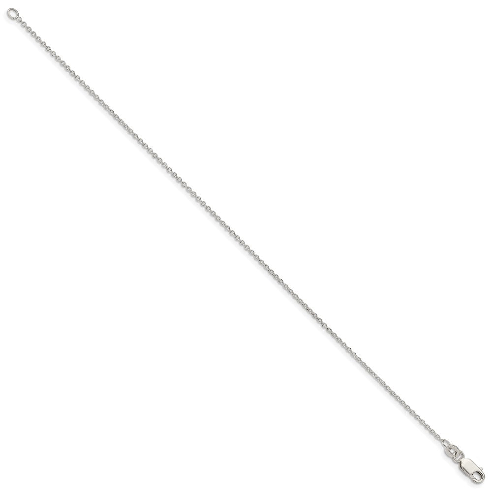 Sterling Silver Cable Chain Anklet