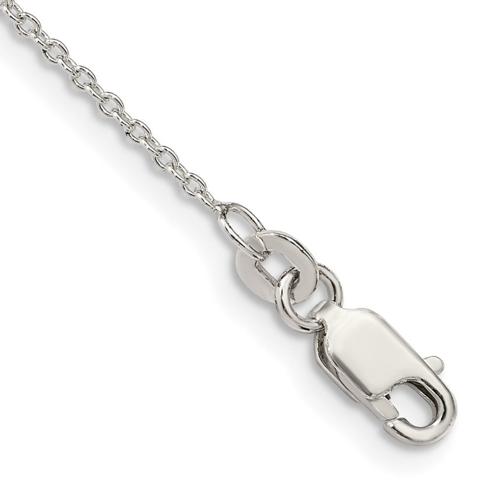 Sterling Silver Cable Chain Anklet