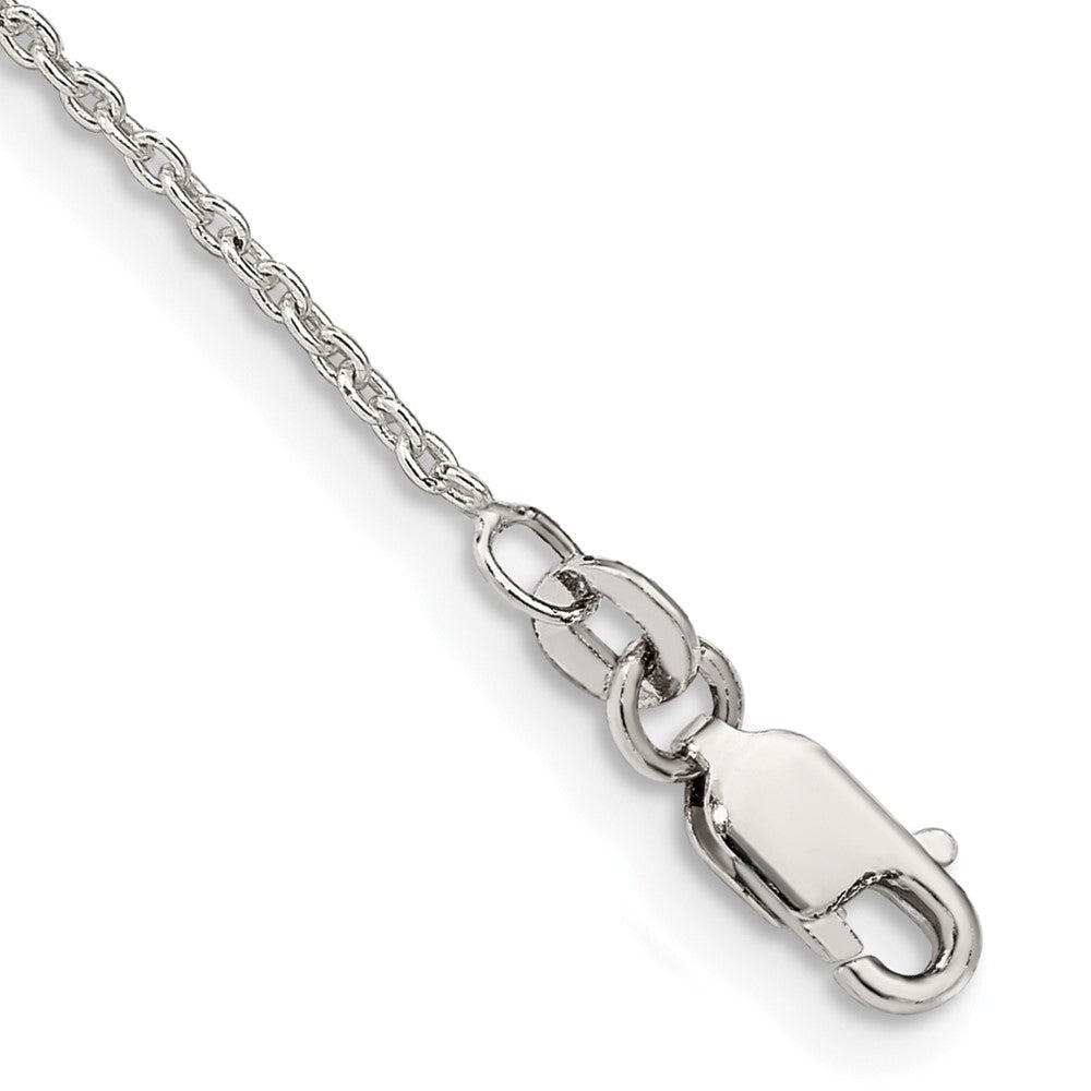 Sterling Silver Cable Chain Anklet