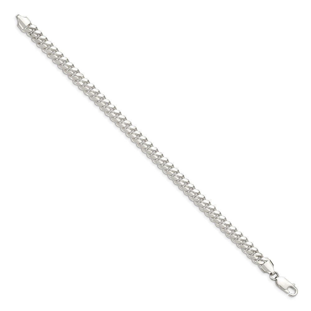 Sterling Silver Polished Domed Curb Chain