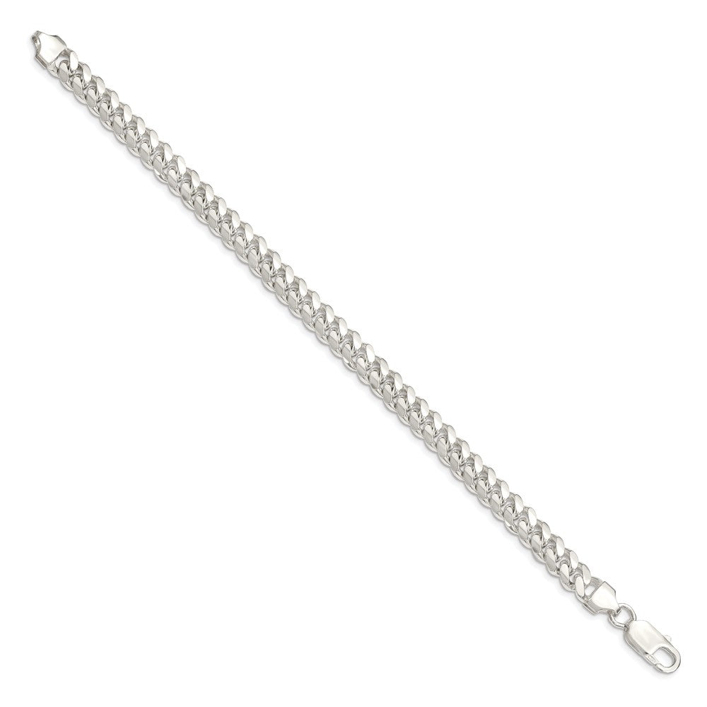 Sterling Silver Polished Domed Curb Chain