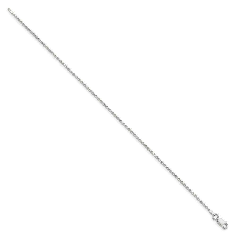Sterling Silver Diamond-cut Rope Chain
