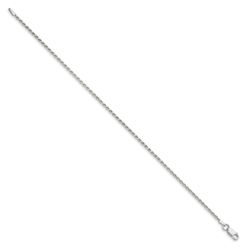 Sterling Silver Diamond-cut Rope Chain