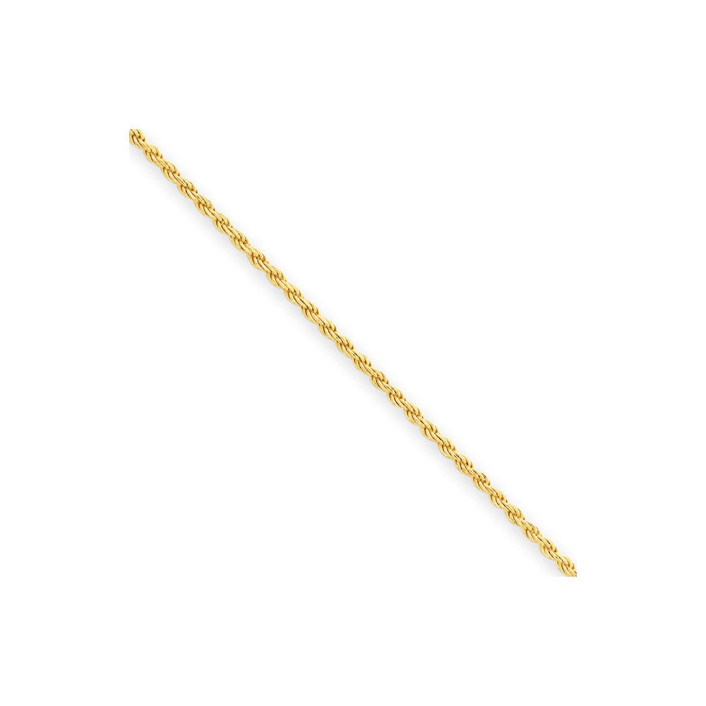 Gold-plated Sterling Silver Diamond-cut Rope Chain