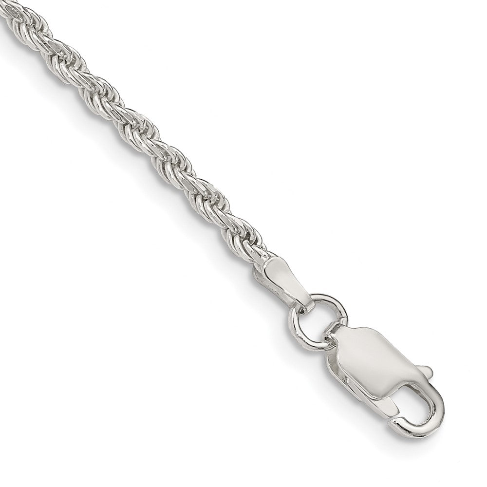 Sterling Silver Diamond-cut Rope Chain