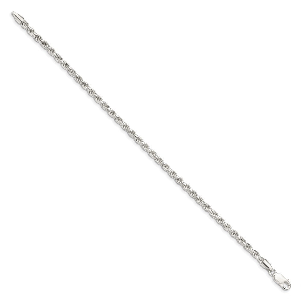 Sterling Silver Diamond-cut Rope Chain