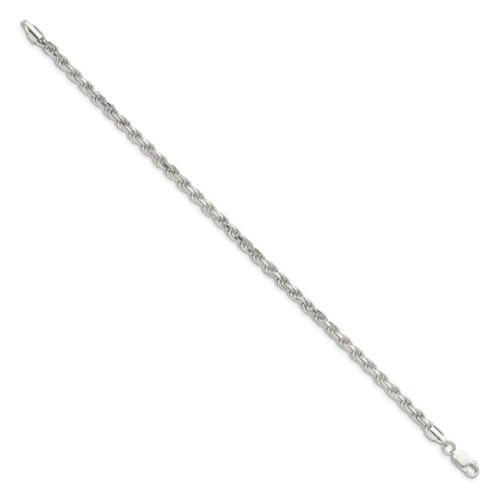 Sterling Silver Diamond-cut Rope Chain