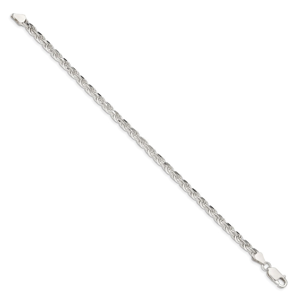 Sterling Silver Diamond-cut Rope Chain