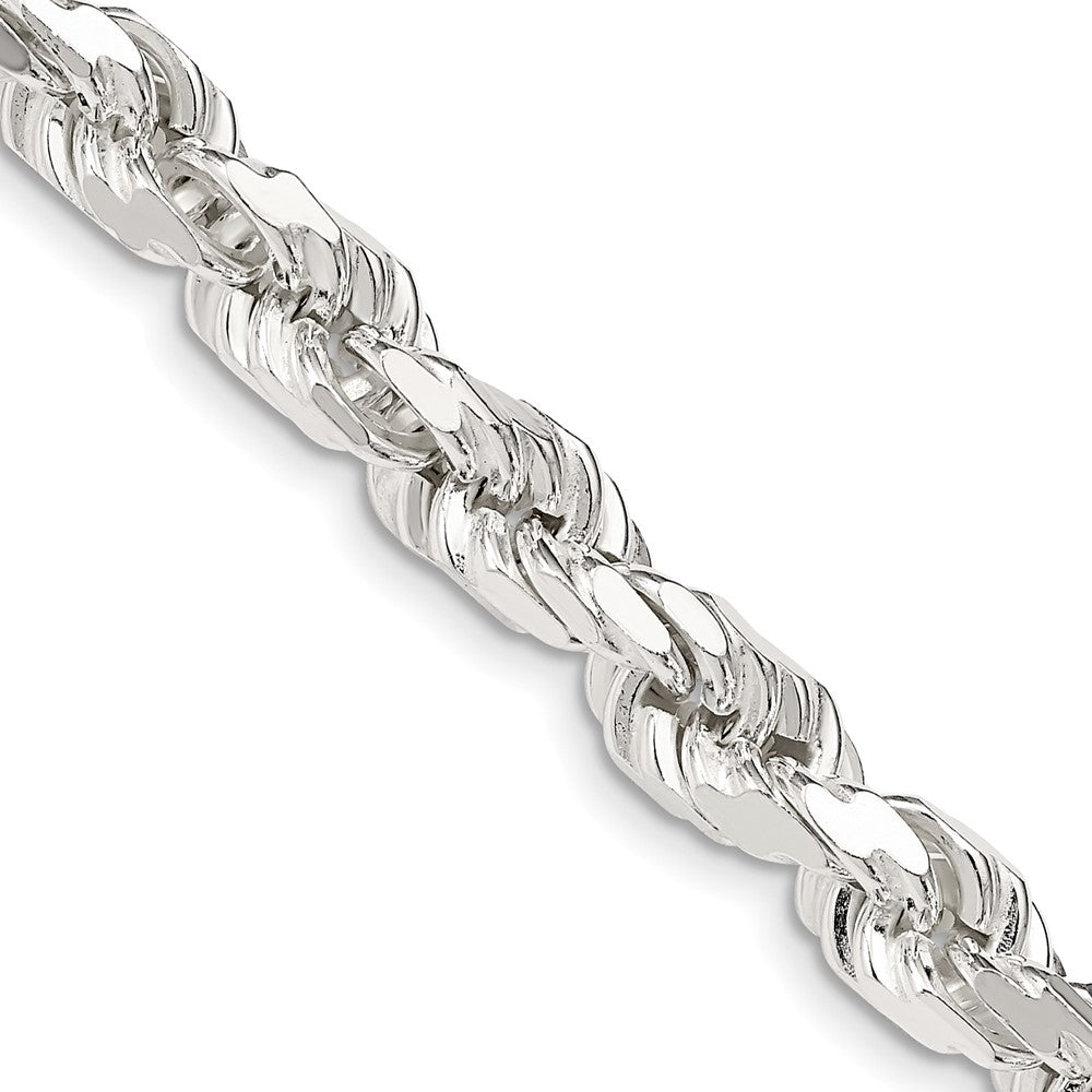 Sterling Silver Diamond-cut Rope Chain