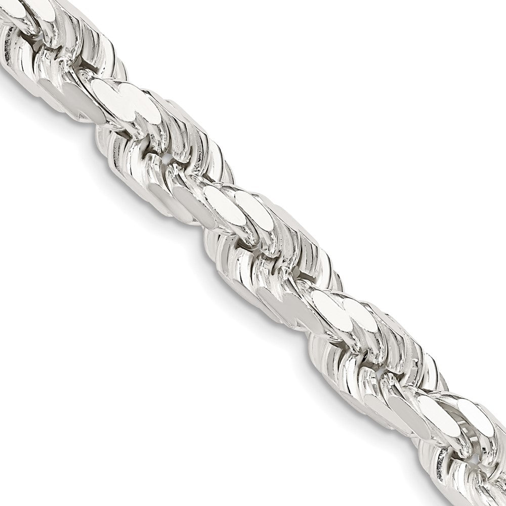 Sterling Silver Diamond-cut Rope Chain