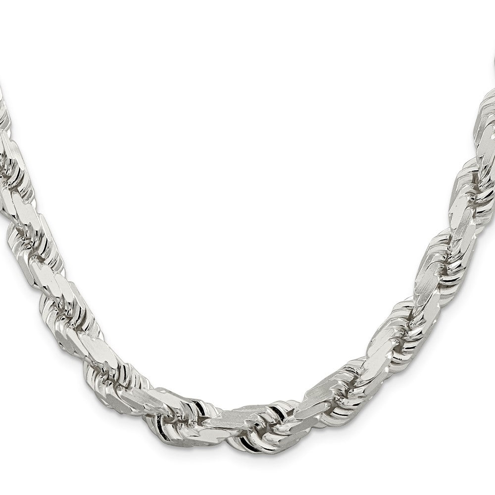 Sterling Silver Diamond-cut Rope Chain