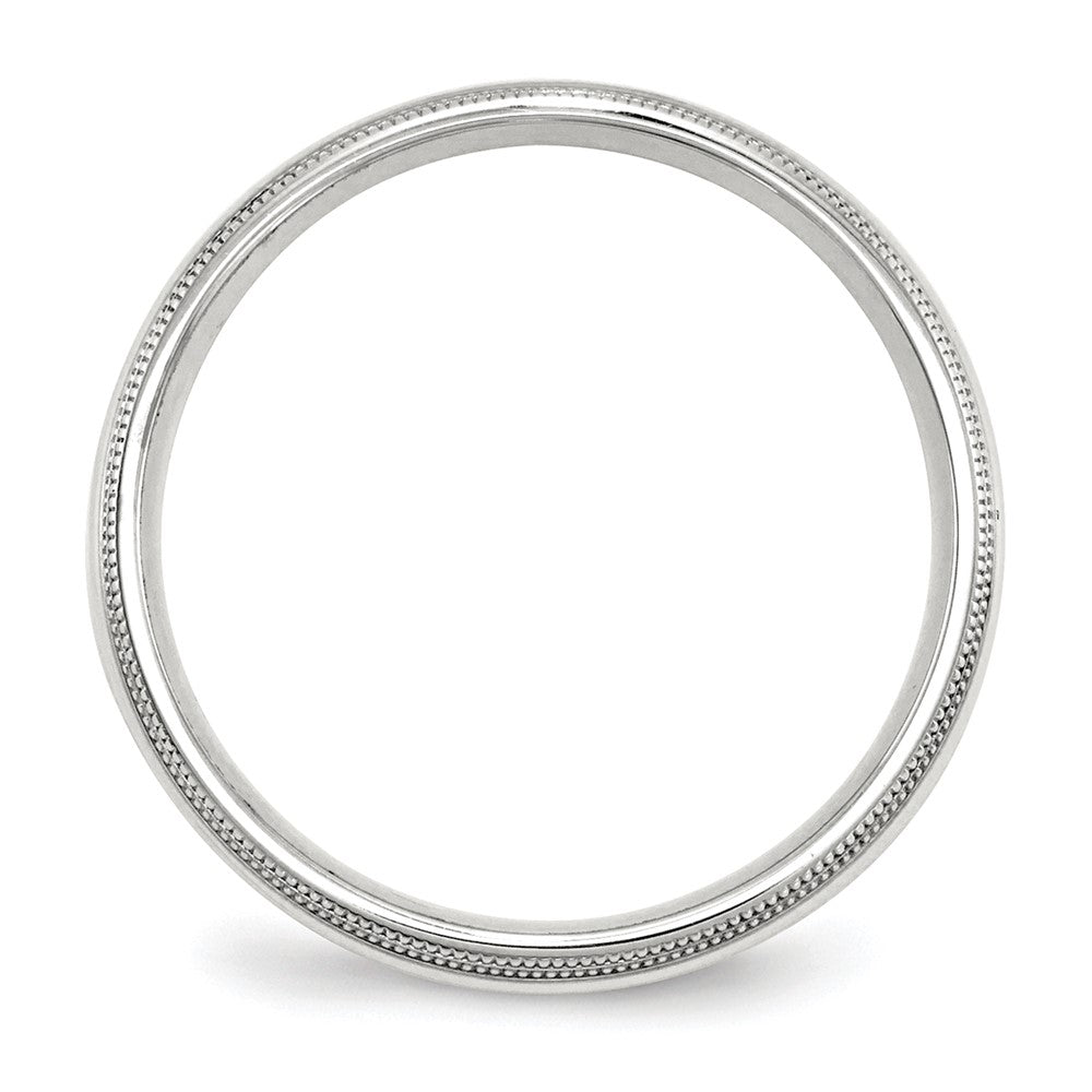Sterling Silver Comfort Fit Double Milgrain Size 5 Band