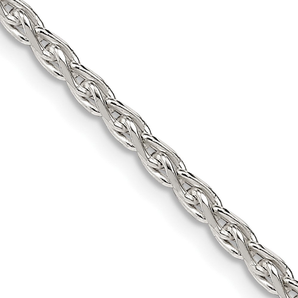 Sterling Silver Diamond-cut Spiga Chain