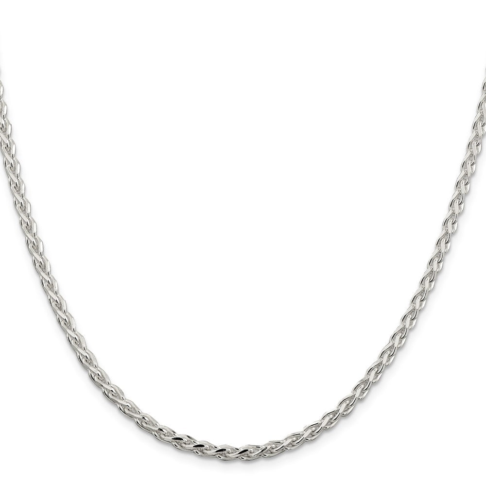 Sterling Silver Diamond-cut Spiga Chain