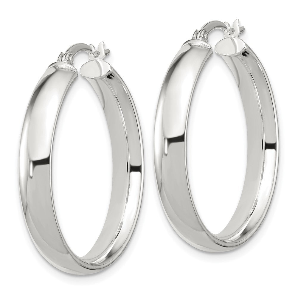 Sterling Silver 5x Hoop Earrings