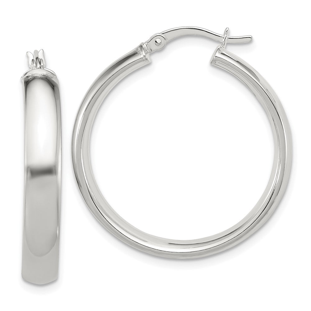 Sterling Silver 5x Hoop Earrings