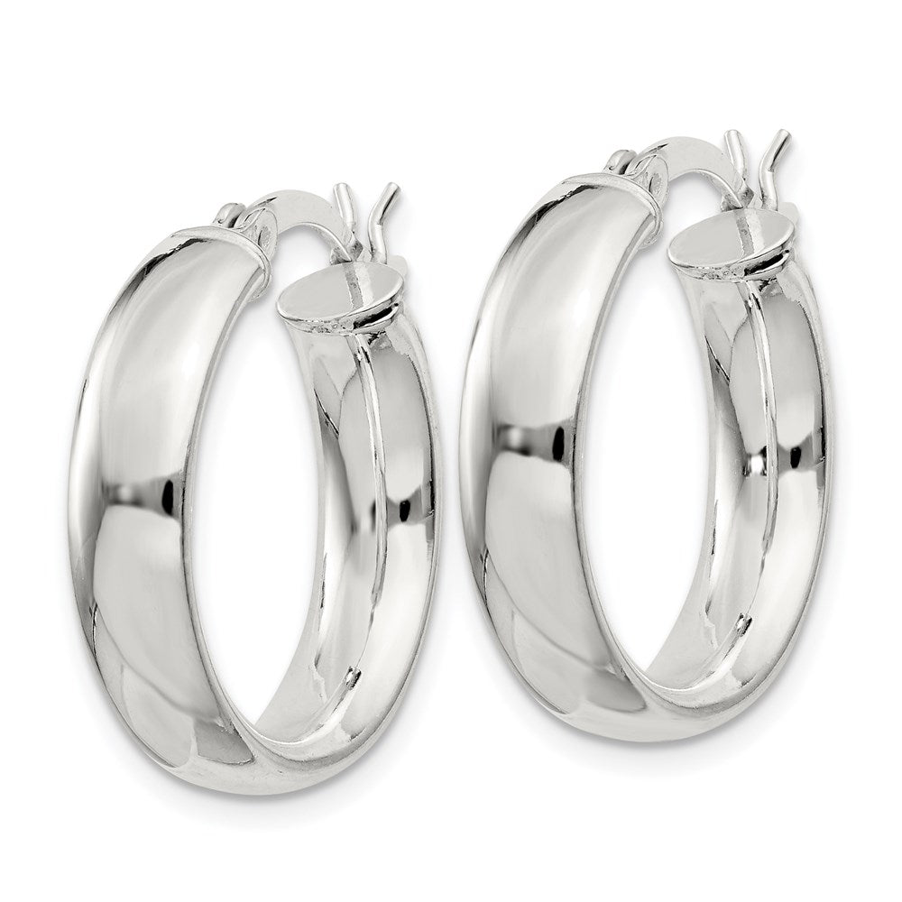 Sterling Silver 4.75x Hoop Earrings
