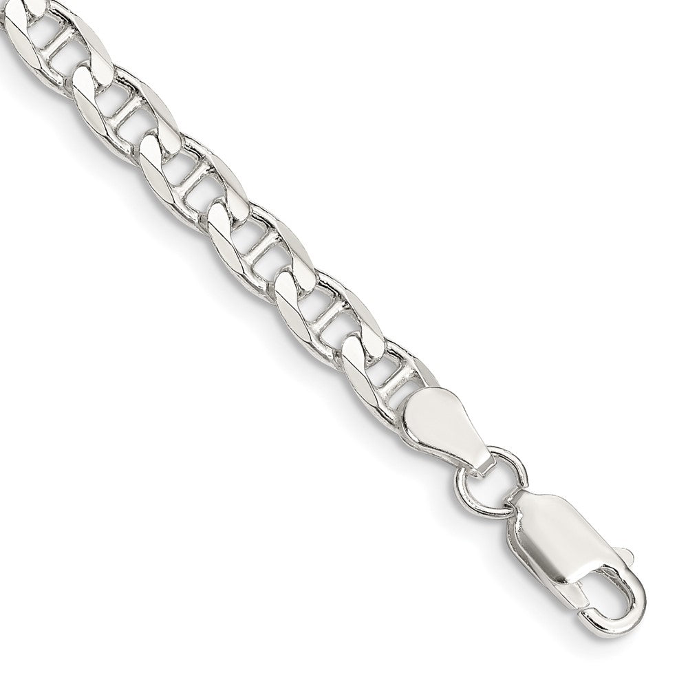 Sterling Silver D/C Flat Anchor Curb Chain