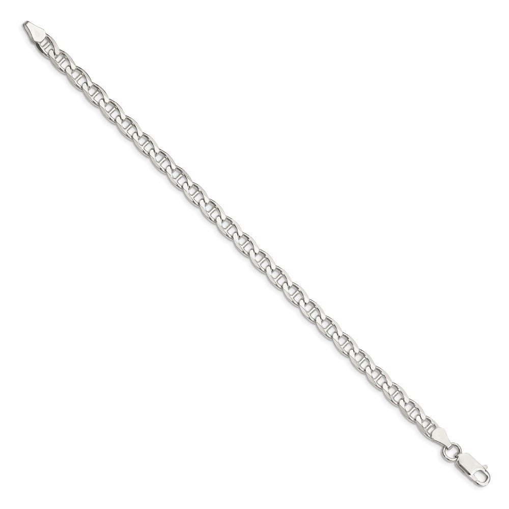 Sterling Silver D/C Flat Anchor Curb Chain