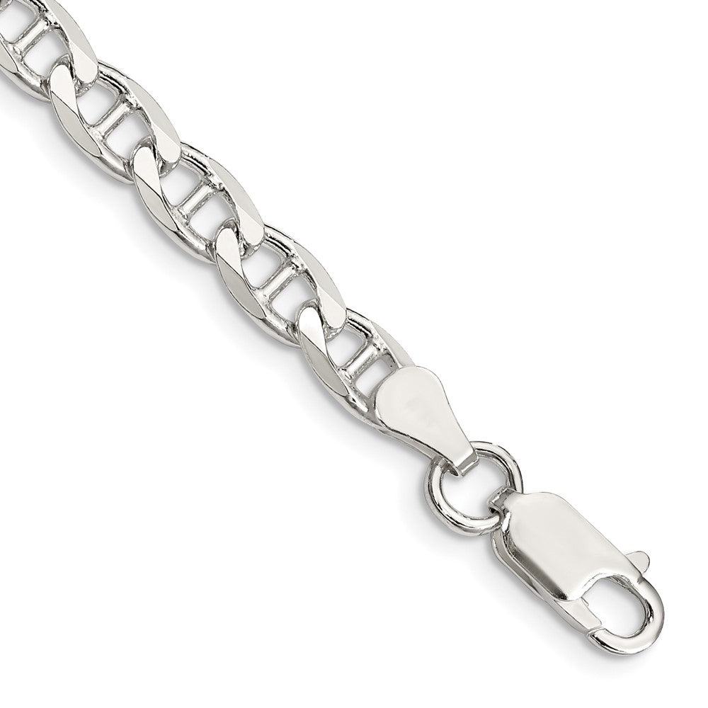 Sterling Silver D/C Flat Anchor Curb Chain