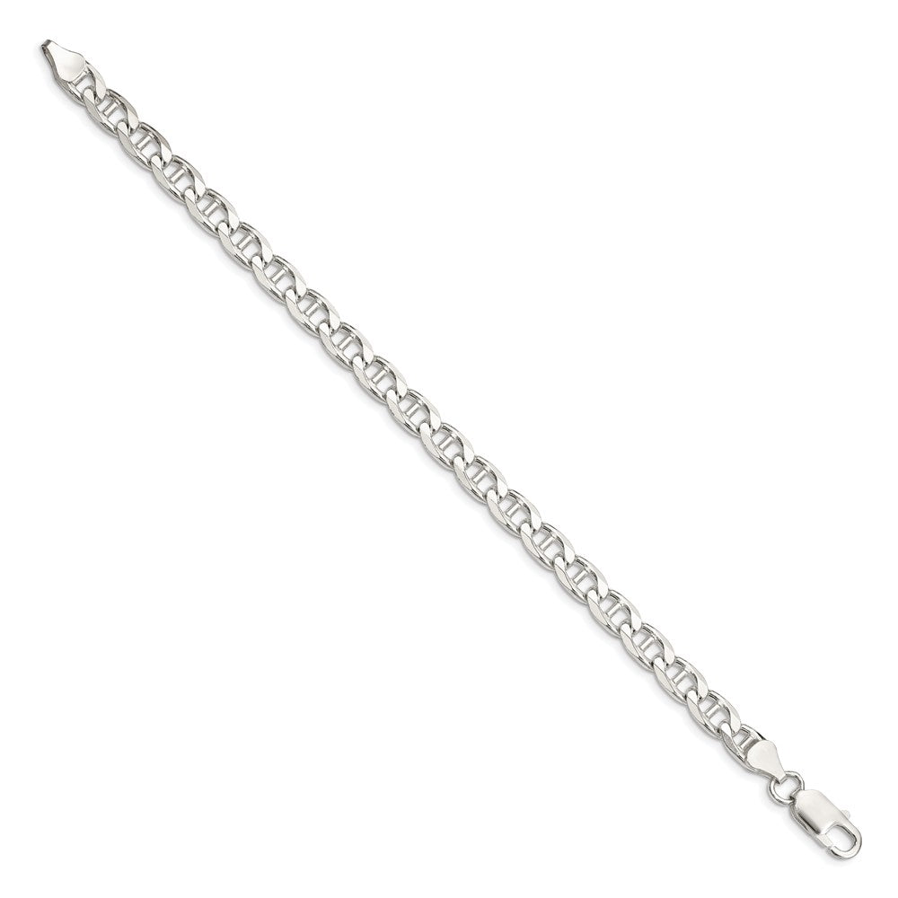 Sterling Silver D/C Flat Anchor Curb Chain